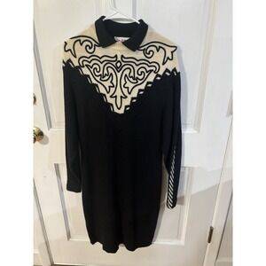 Vintage 80's Byblos‎ Made In Italy Rare Dress Size 10